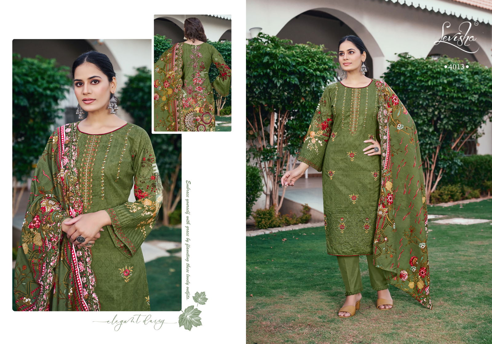 Riyasat By Levisha Cambric Cotton Dress Material Wholesale Shop In Surat